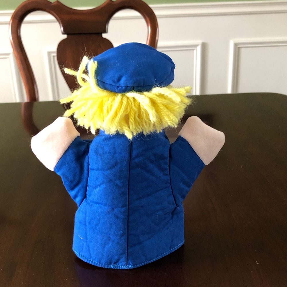 Charming Blue Police Officer Puppet - Picture 2 of 2
